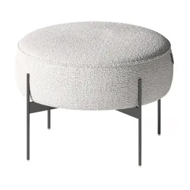 Kardiel Dot Fabric Ottoman
